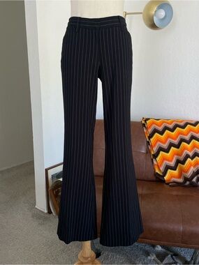 Y2K Star City Logan Office Siren Preppy Business Casual Stripe Pants